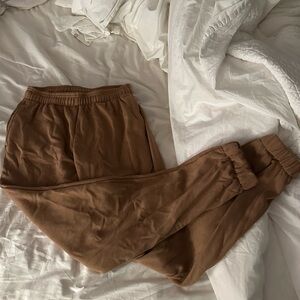Tan sweatpants